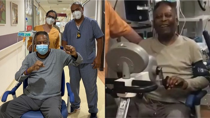 Pelé fala sobre esperança após cirurgia (Foto: Reprodução)