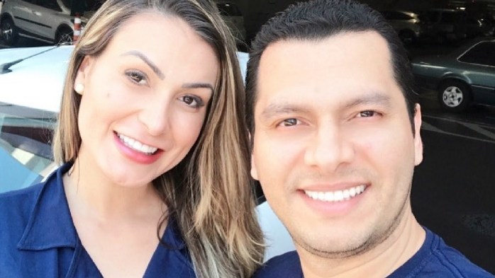 A eterna Miss Bumbum Andressa Urach e seu ex-marido Thiago Lopes (Foto: Reprodução)