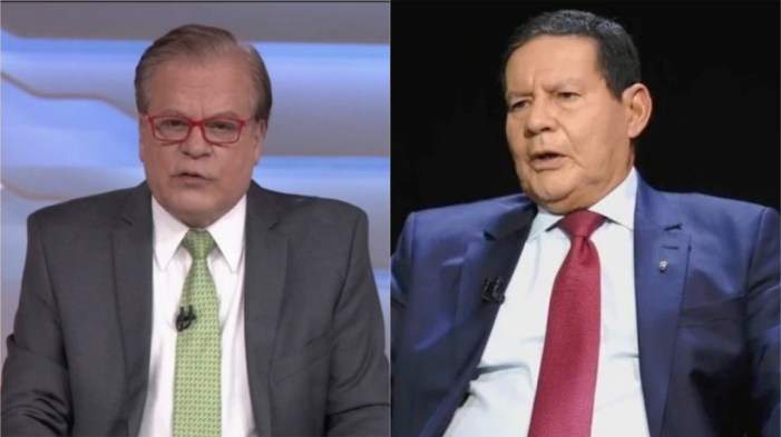 Chico Pinheiro fala sobre Hamilton Mourão (Foto: Reprodução)