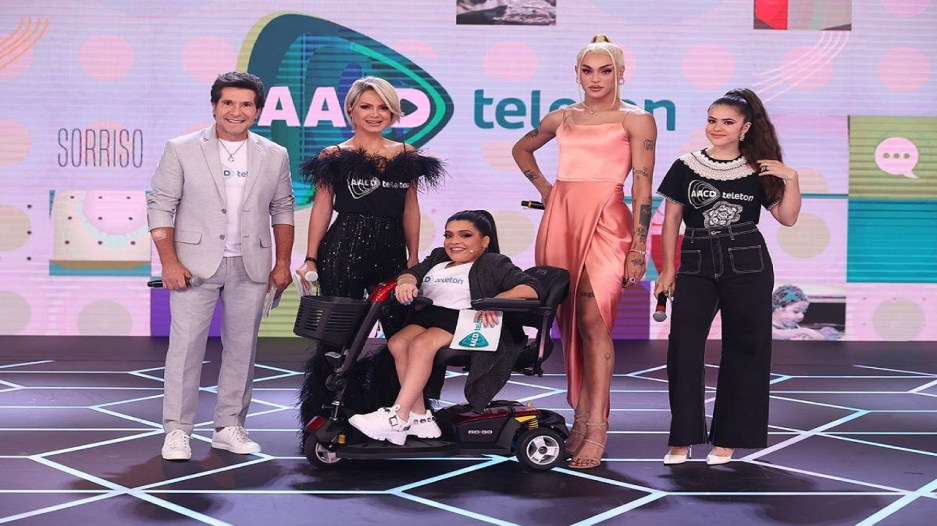 24ª edição do Teleton, no SBT (Foto; Reprodução)