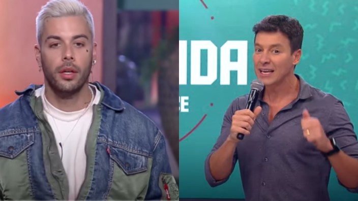 Gui Araújo leva bronca de Rodrigo Faro (Foto: Reprodução)