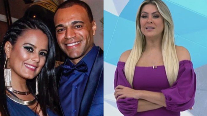 Luciele Di Camargo falou da relação de Denílson e Renata Fan (Foto: Reprodução)