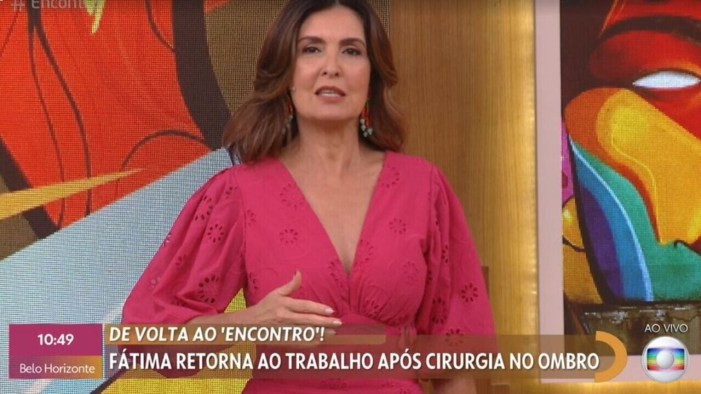 Fátima Bernardes retorna ao Encontro (Foto: Reprodução)
