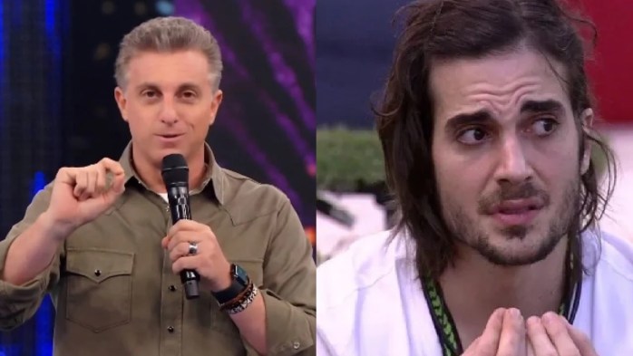 O apresentador Luciano Huck e Fiuk (Foto: Reprodução)
