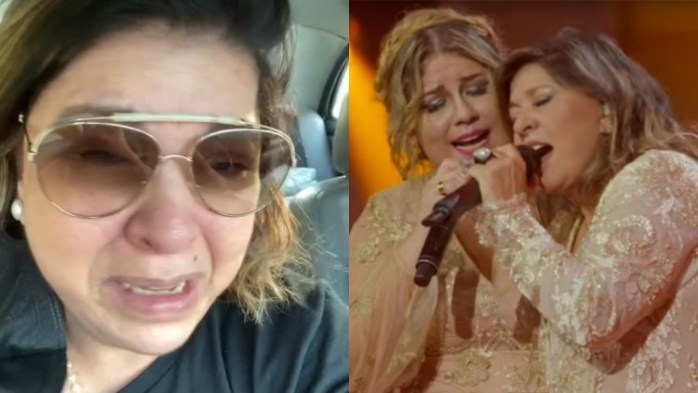 Roberta Miranda e a cantora Marília Mendonça (Foto: Reprodução)