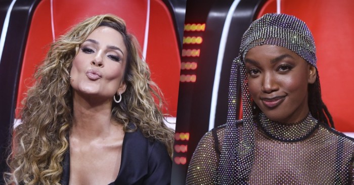 Claudia Leitte e Iza comentam semi-final do The Voice Brasil (Foto: Reprodução)