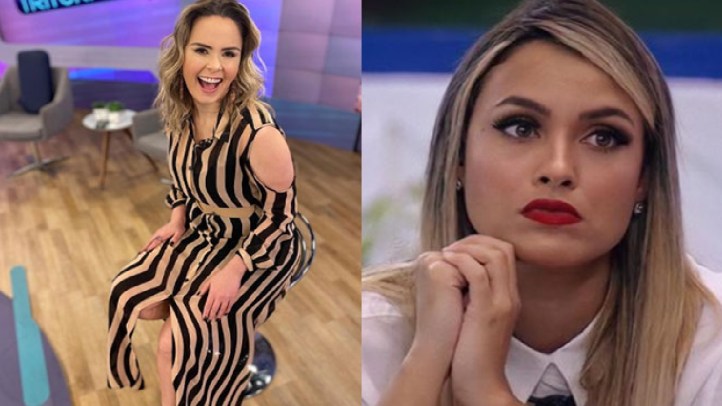 A apresentadora do SBT Sarah Andrade e Ana Paula Renault (Foto: Reprodução)