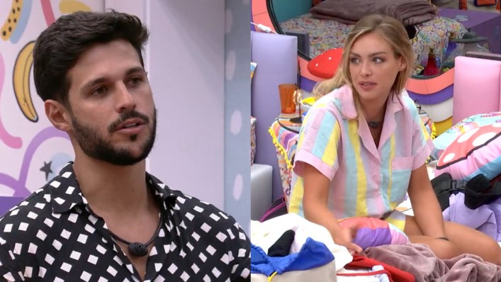 Os participantes do BBB22, Bárbara e Rodrigo (Foto: Reprodução)