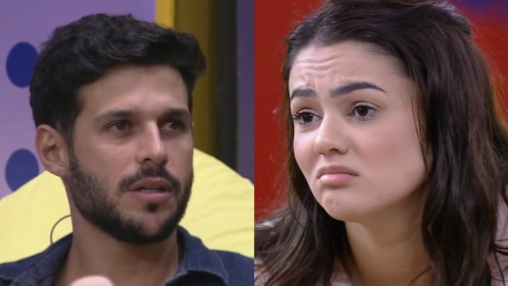 os participantes do BBB22, Rodrigo e Eslovênia (Foto: Reprodução)