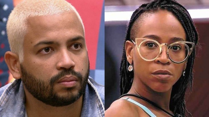 Projota e Karol Conká, do BBB 21 (Foto: Reprodução)
