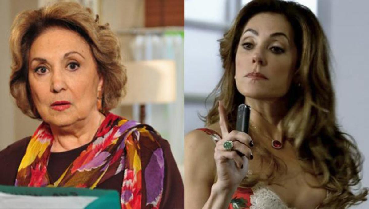 Tia Íris (Eva Wilma) vai abrir a boca para Tereza Cristina em Fina Estampa (Christiane Torloni) (Foto: Reprodução / Globo)