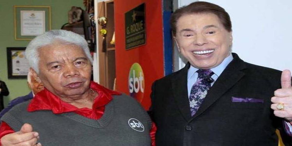 Roque e Silvio Santos juntos (Foto: Reprodução / SBT)