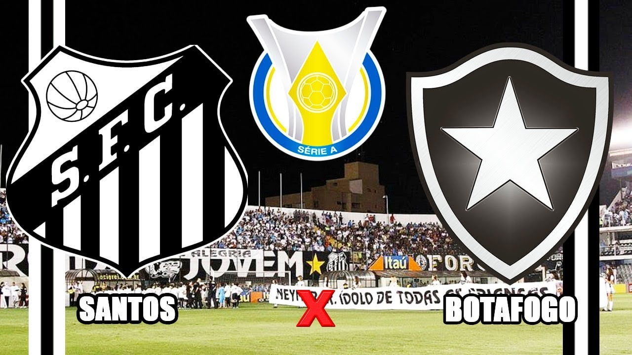 Santos x Botafogo (Foto: Reprodução)