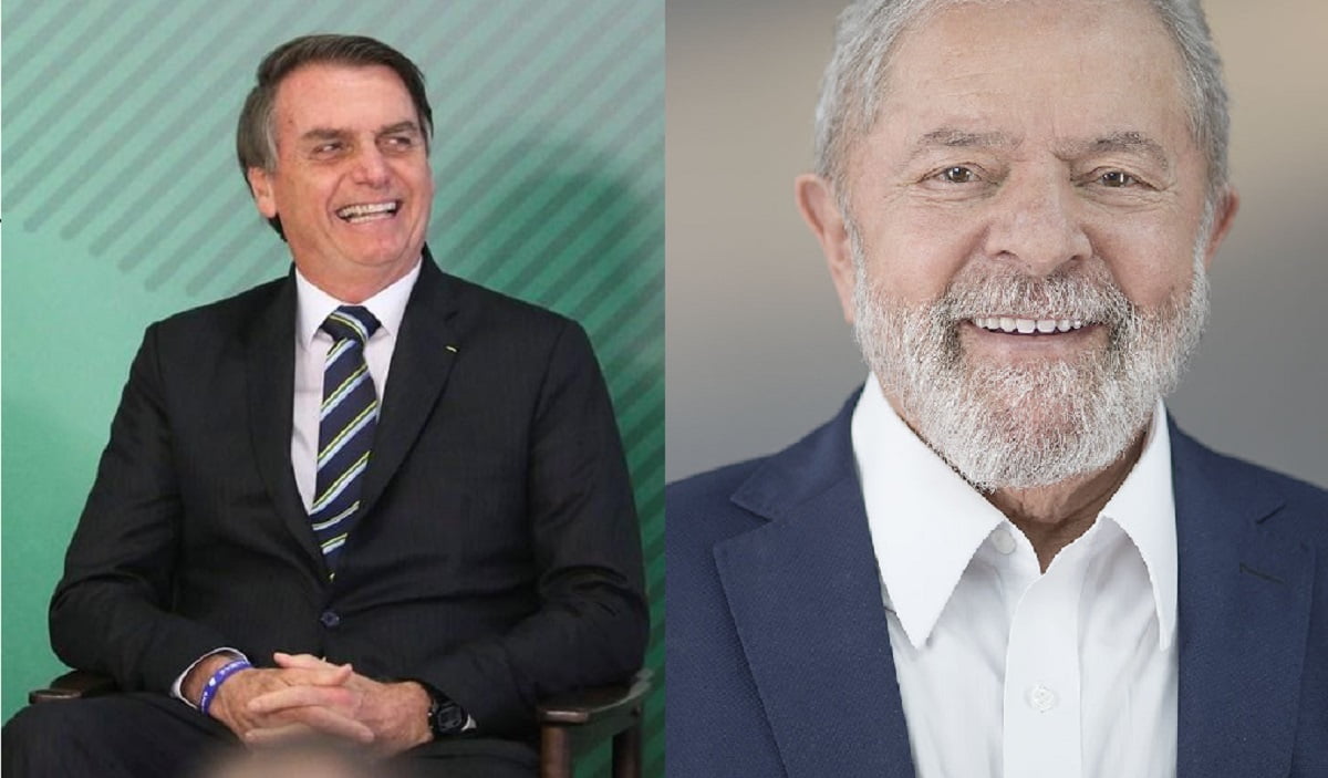 Lula e Bolsonaro (Foto: Reprodução) Record Globo