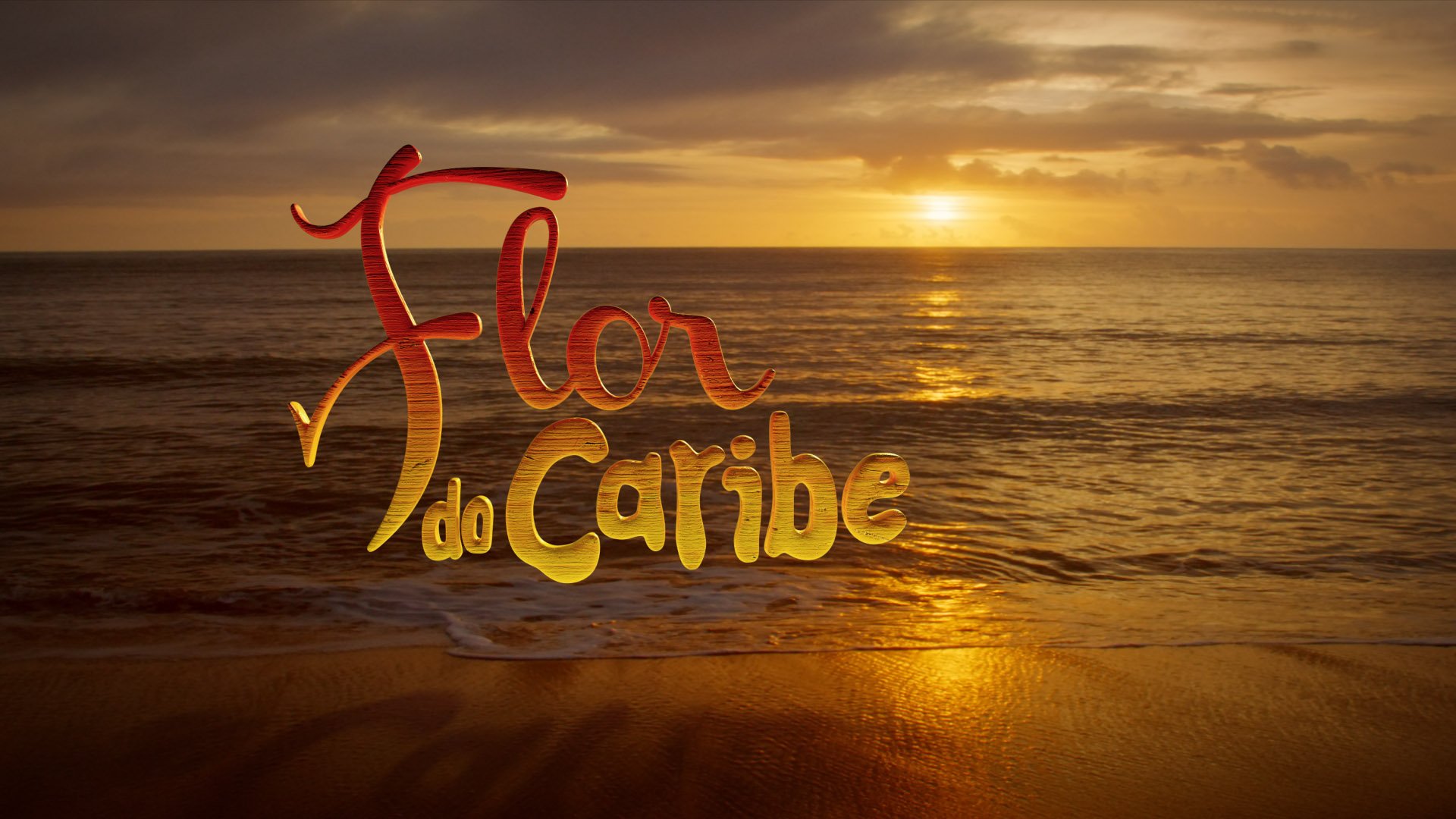 A reprise da novela Flor do Caribe (Foto: Reprodução / TV Globo)