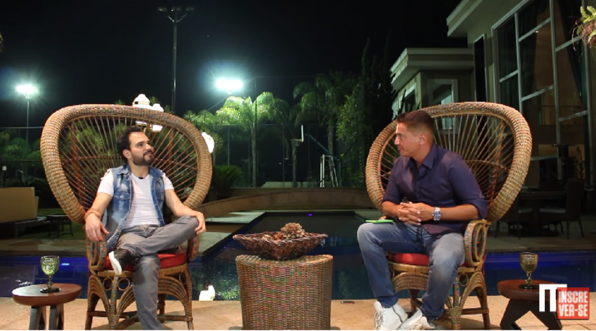 Luciano deu entrevista para Leo Dias e falou sobre tudo (Foto: Reprodução)