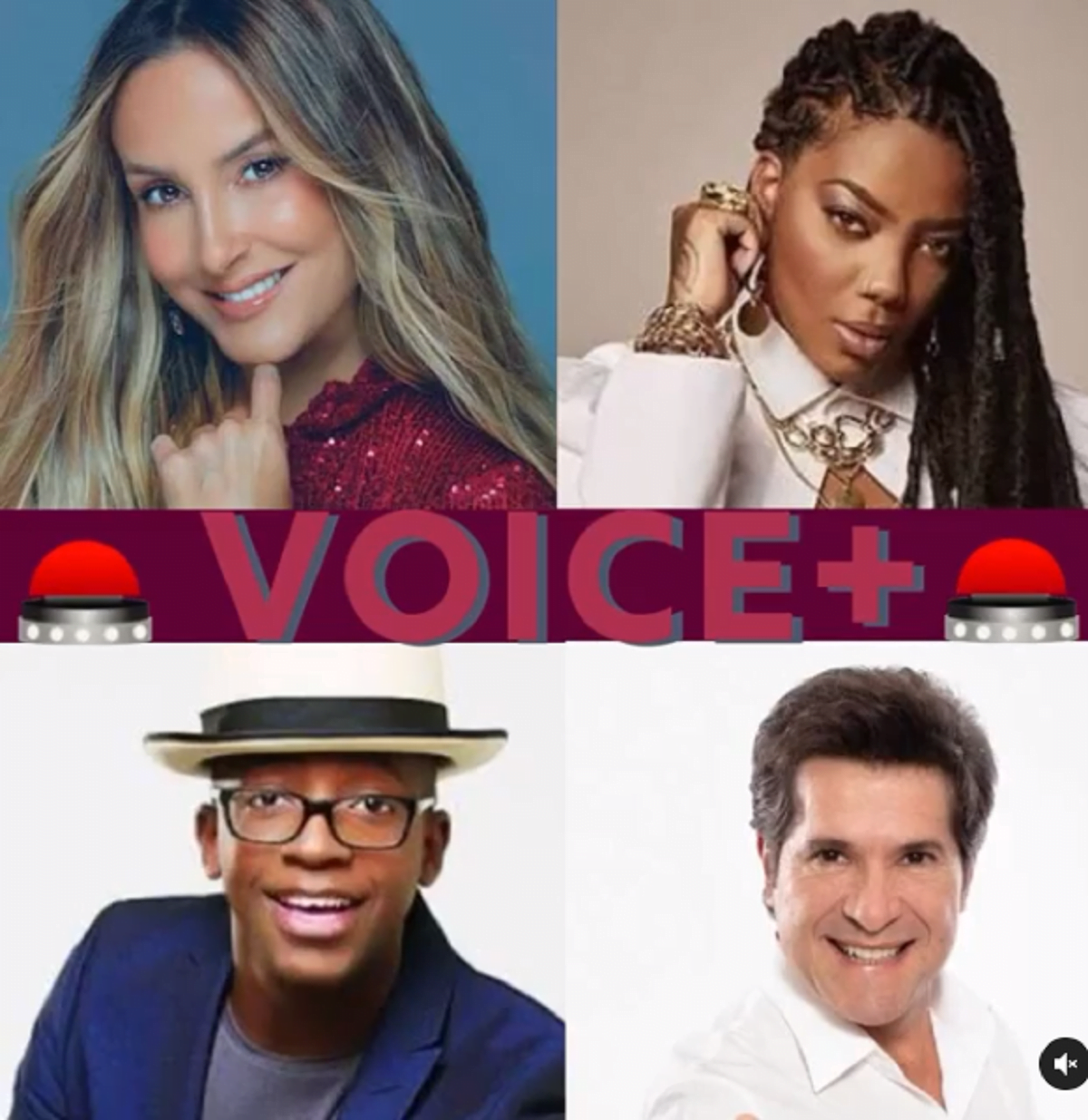 Jurados do The Voice + (Foto: Reprodução) Anitta