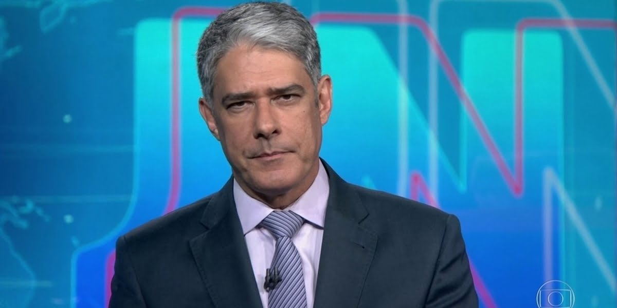 William Bonner no comando do Jornal Naciona, principal programa da Globo (Foto: Reprodução/Globo)