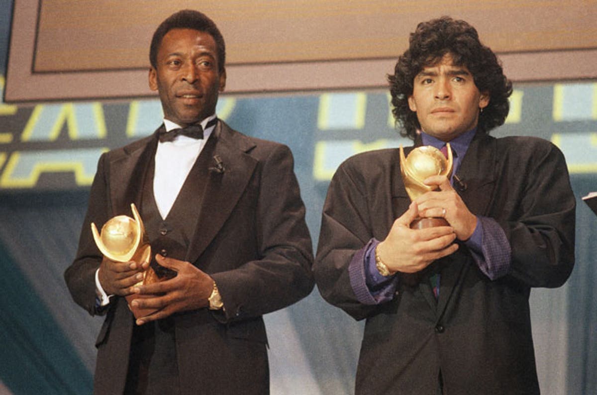 Pelé e outros astros do futebol lamentaram a morte de Maradona (Foto: Reprodução)