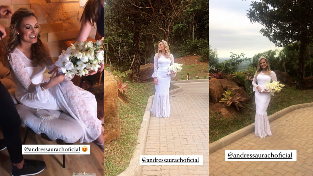 Andressa Urach e Thiago Lopes se casam em cerimônia sem convidados (Foto: Reprodução/Instagram)
