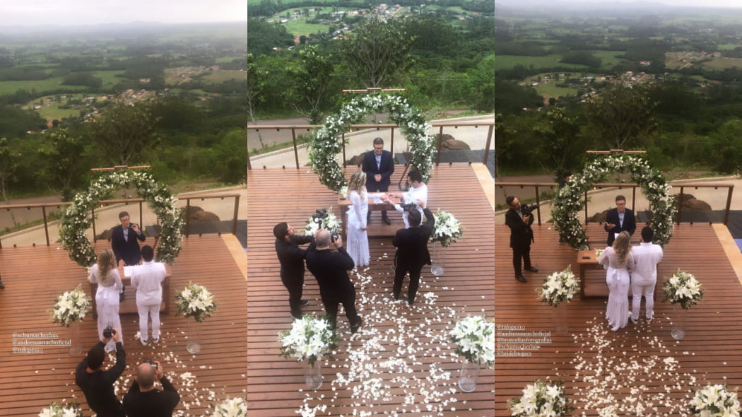 Andressa Urach e Thiago Lopes se casam em cerimônia sem convidados (Foto: Reprodução/Instagram)