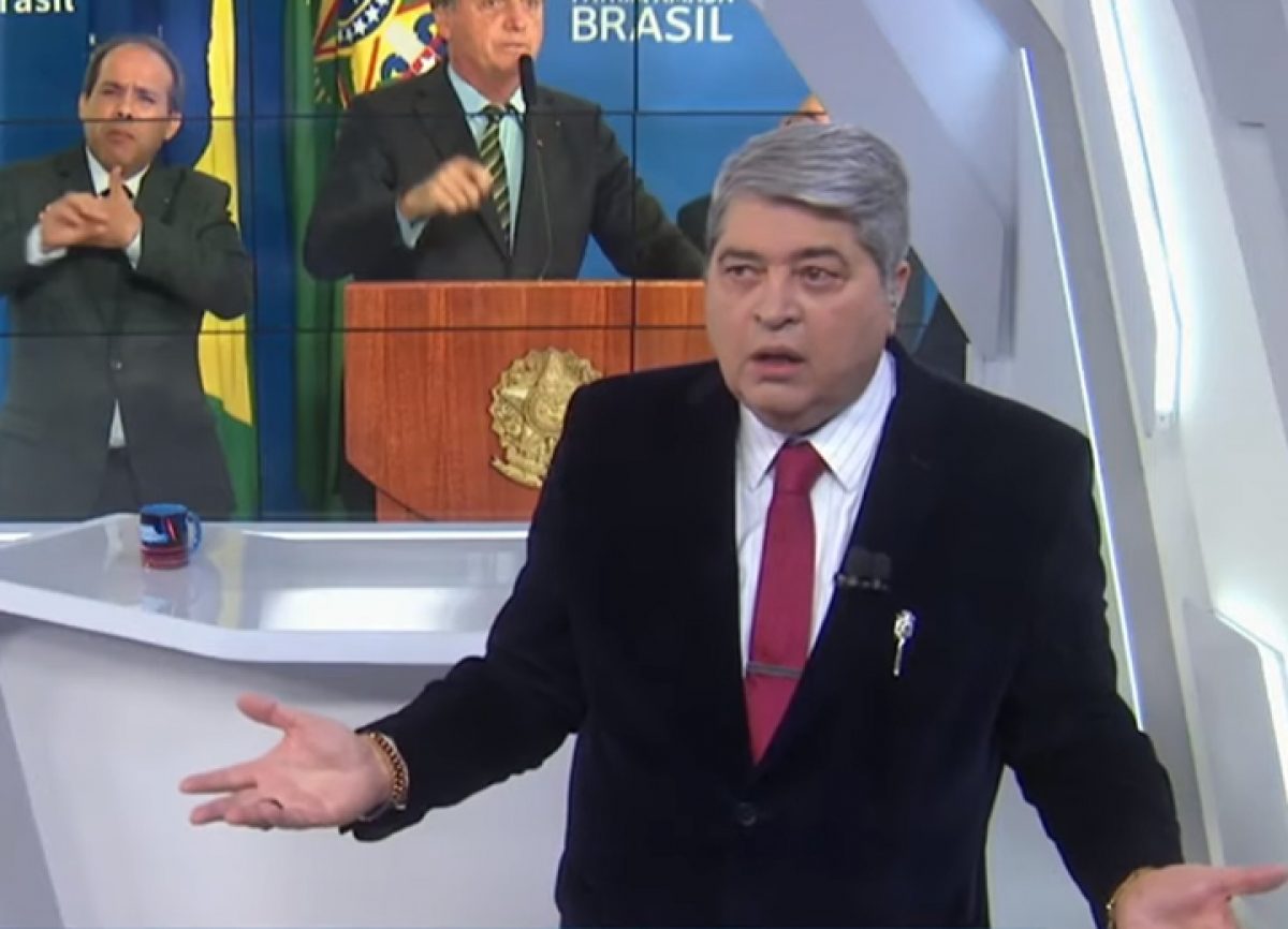 Datena fala sobre críticas a Jair Bolsonaro (Foto: Reprodução)