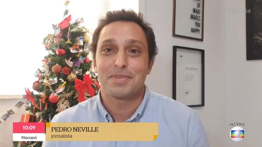 Pedro Neville, repórter do Grupo Globo (Foto: Reprodução)