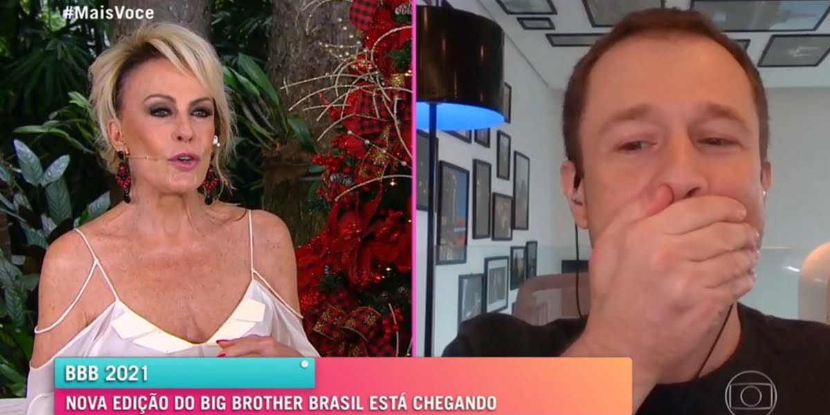 Ana Maria Braga entrevista Tiago Leifert no Mais Você (Foto: Reprodução/Globo)