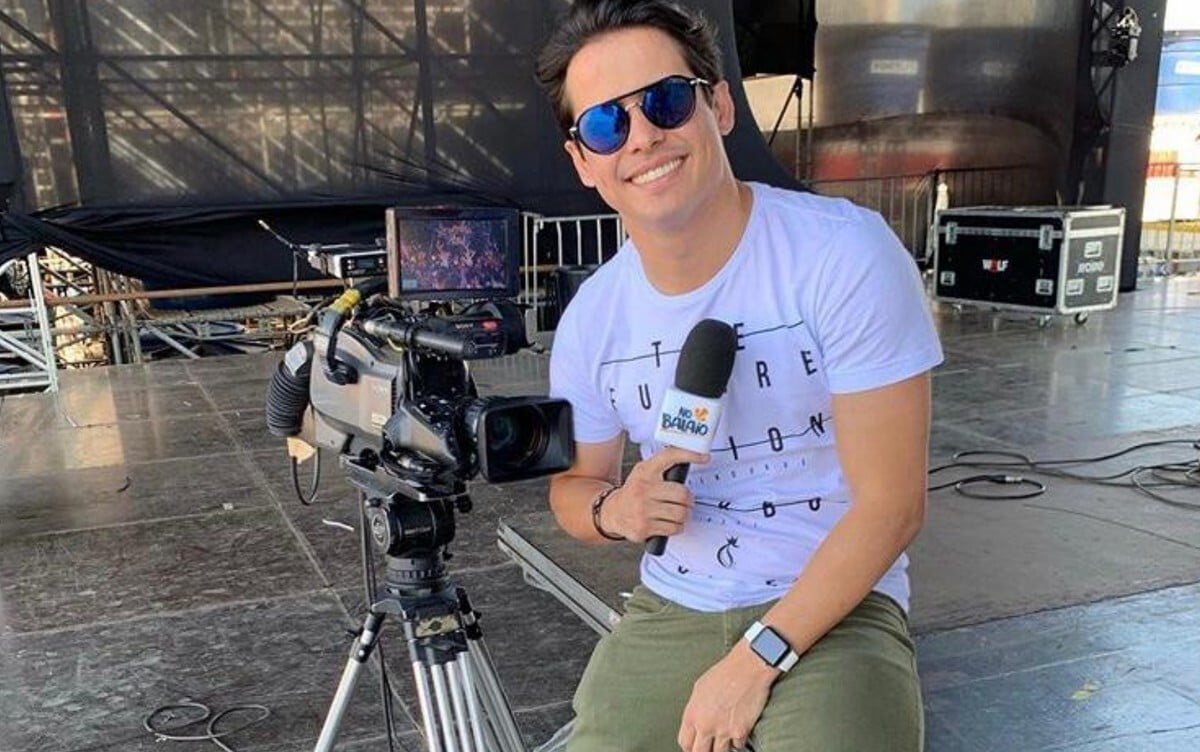 Seu Waldemar, apresentador da TV Anhanguera, afiliada da Globo (Foto: Reprodução)