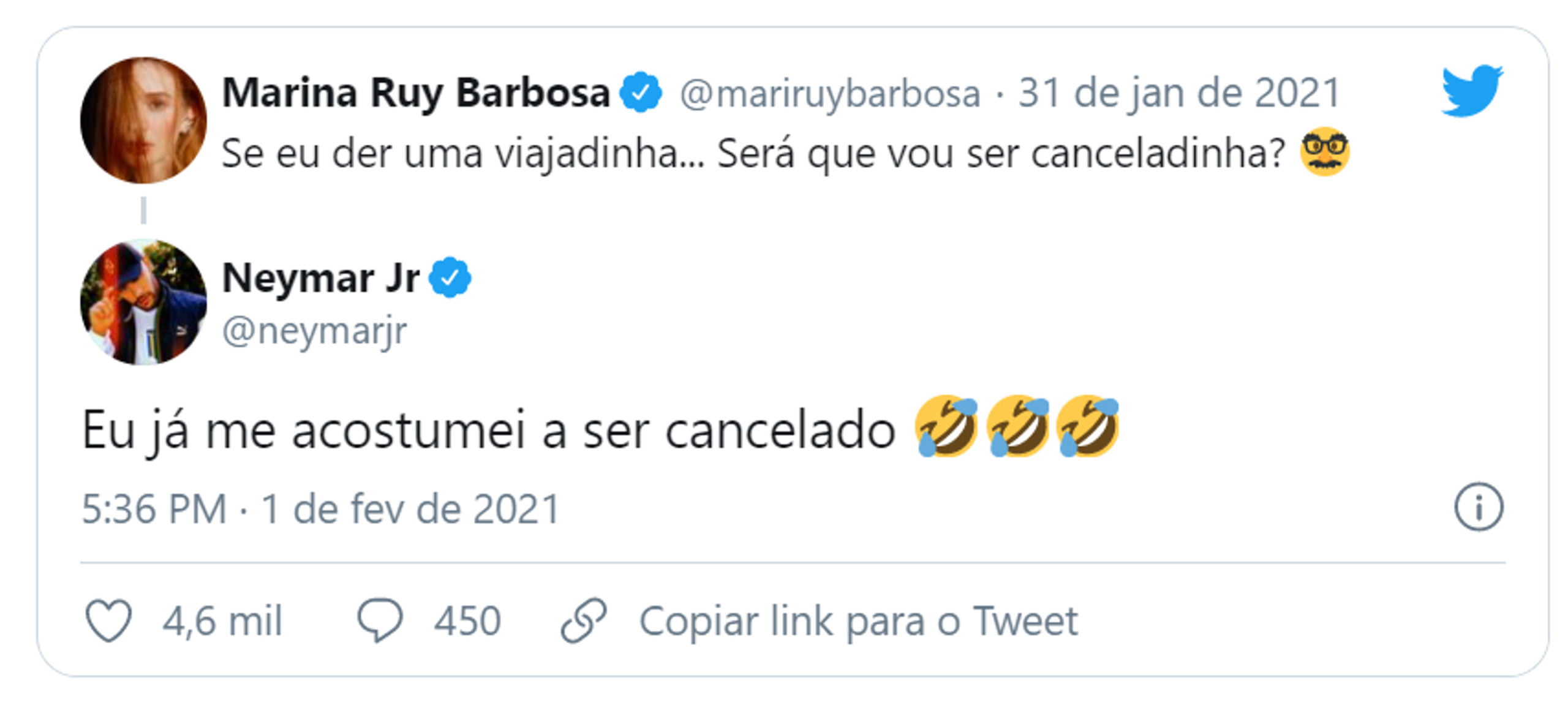 Neymar Marina Ruy Barbosa