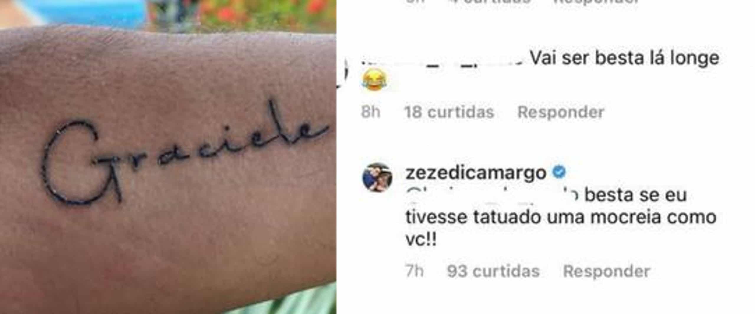 Zezé Di Camargo Tatuagem