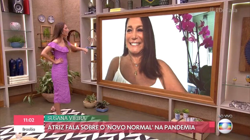 Susana Vieira participa do "É de Casa" da Globo (Foto: Reprodução)