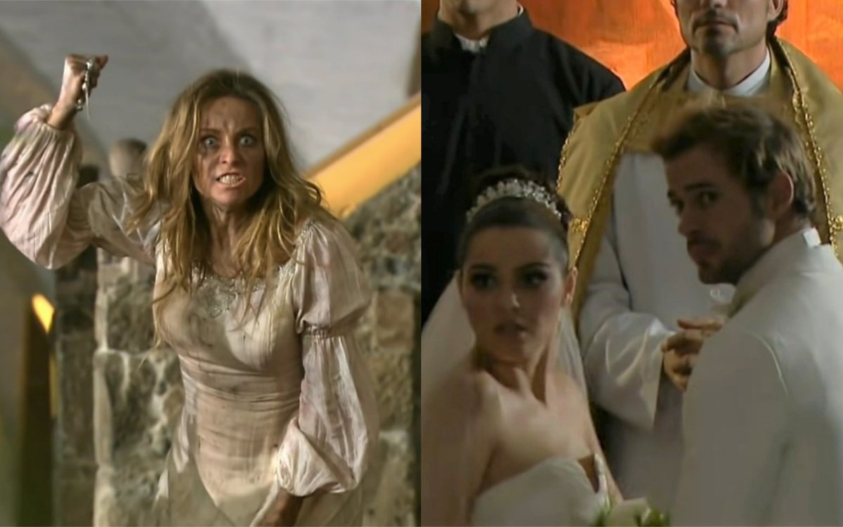 Helena invade casamento de Max e Maria em Triunfo do Amor (Foto: Divulgação)