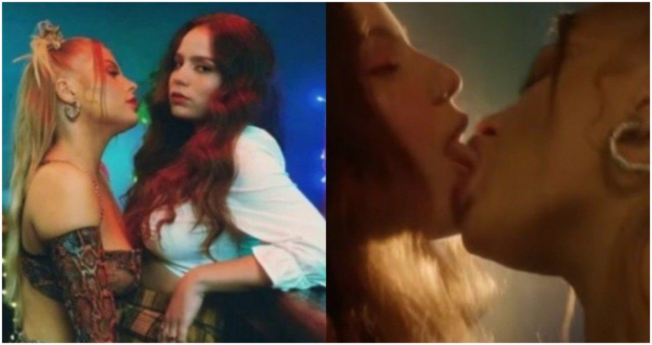 Luísa Sonza surpreende todos ao beijar mulher em novo clipe