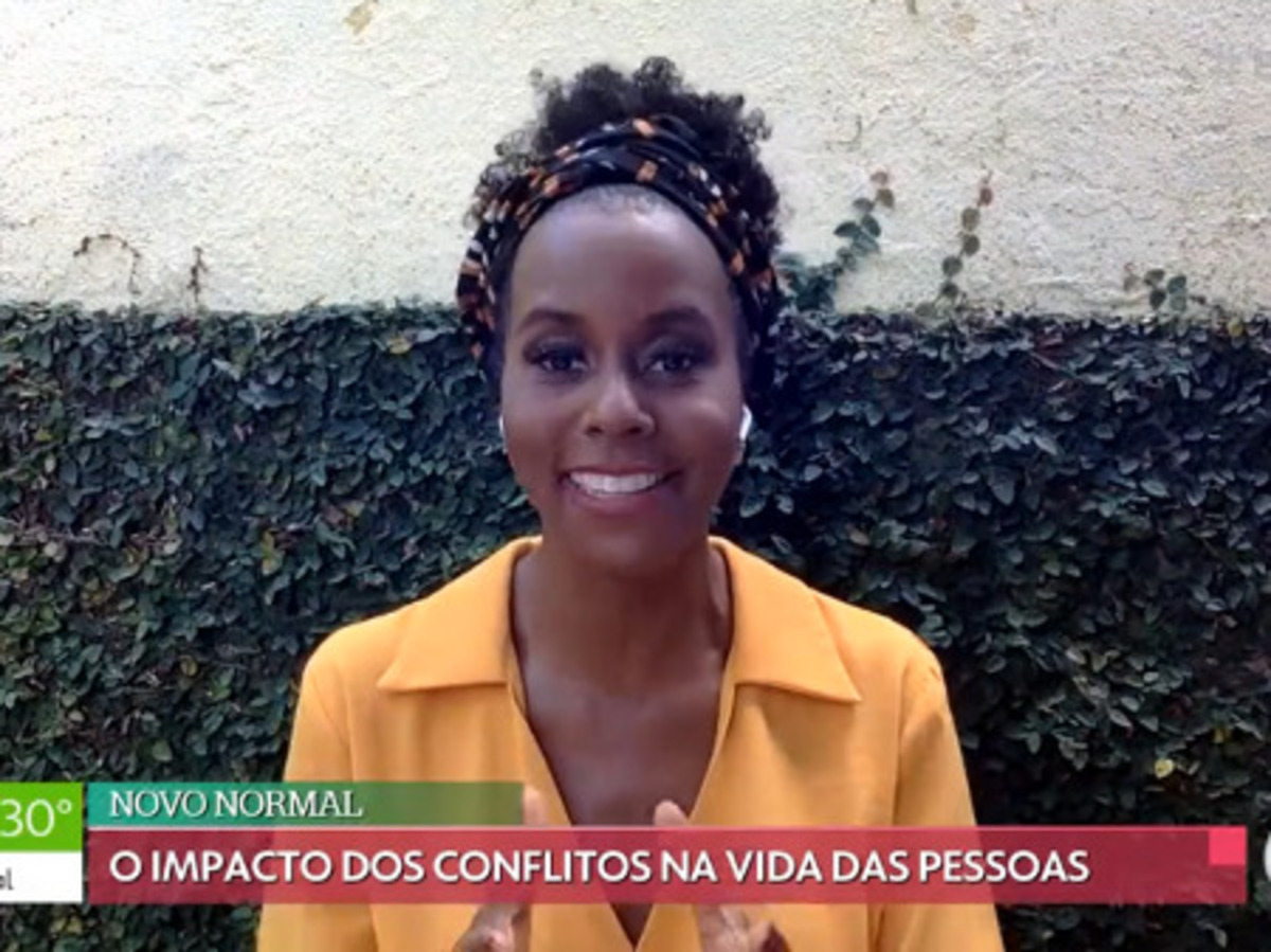 Maju Coutinho, apresentadora do Jornal Hoje, fala sobre maternidade (Foto: Reprodução)