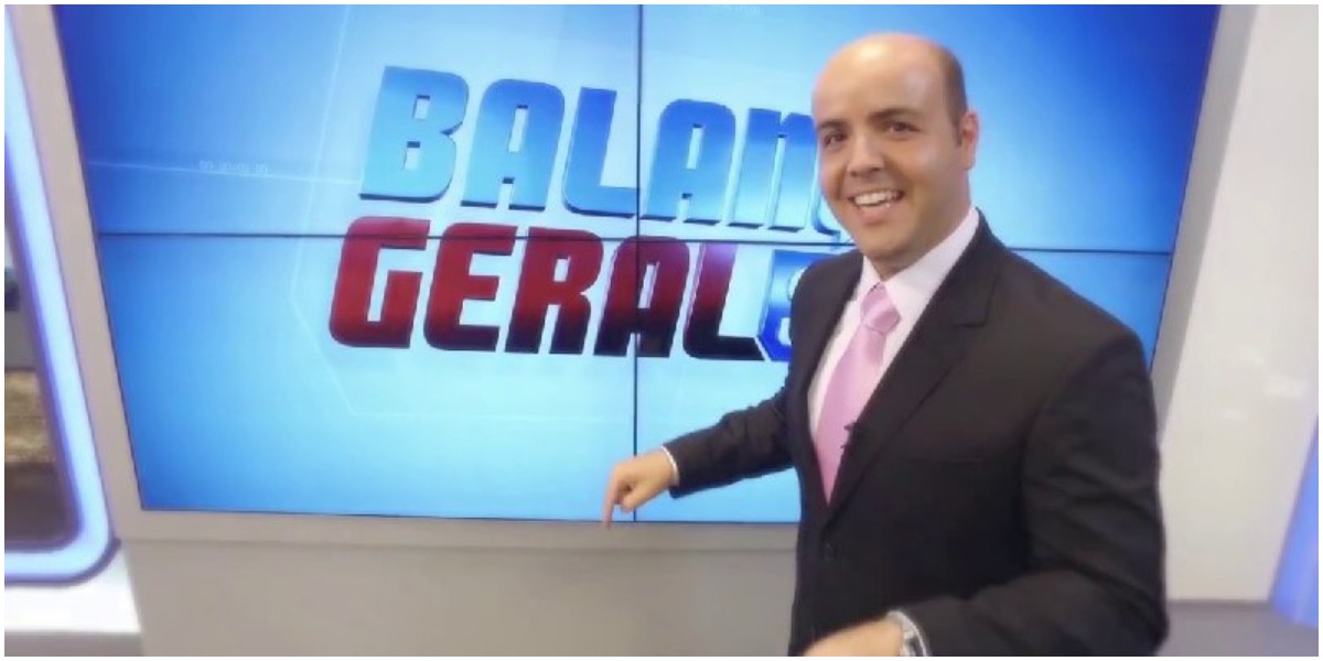 Raphael Polito é apresentador do Balanço Geral de Florianópolis (Foto: Reprodução)