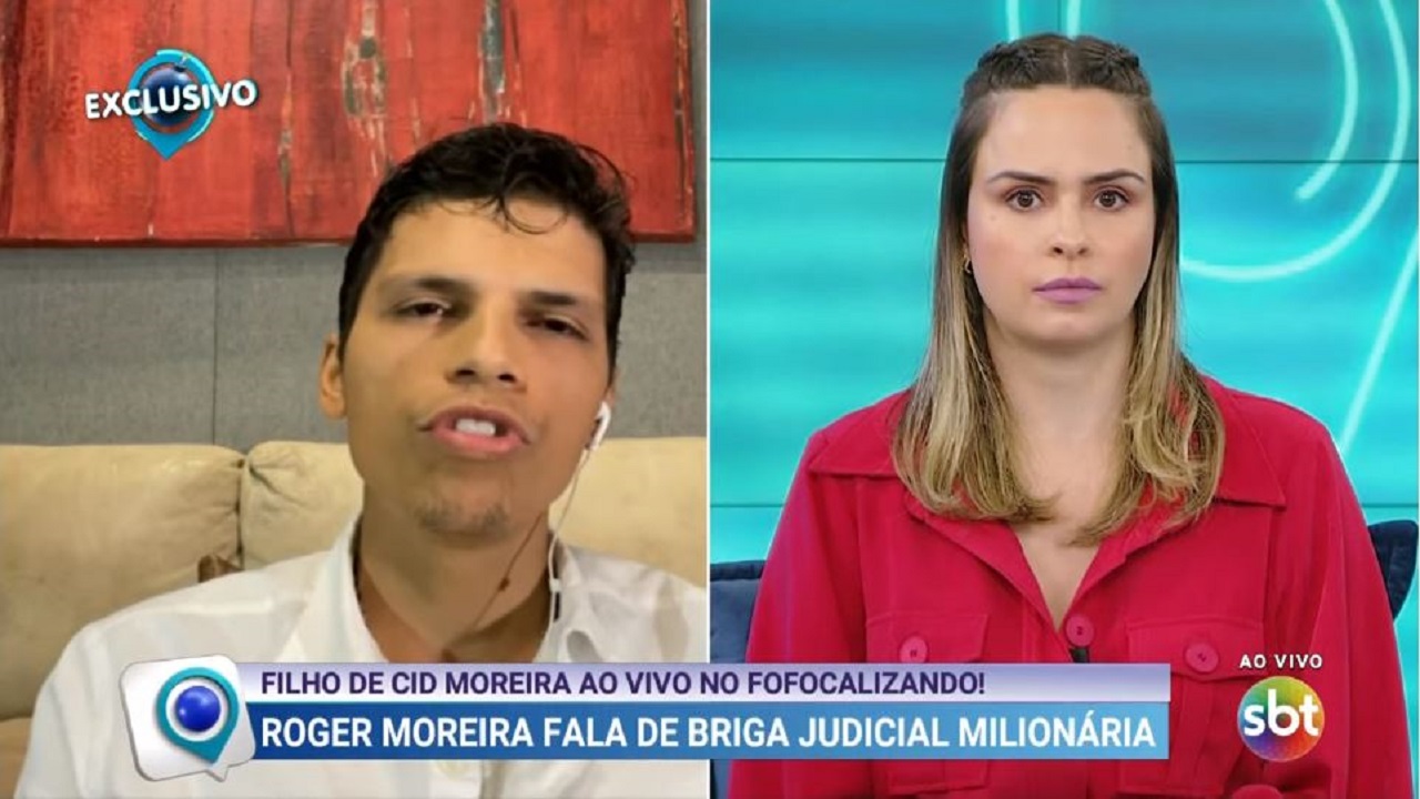 Roger Moreira e Ana Paula Renault falaram de Cid Moreira (Foto: Reprodução)
