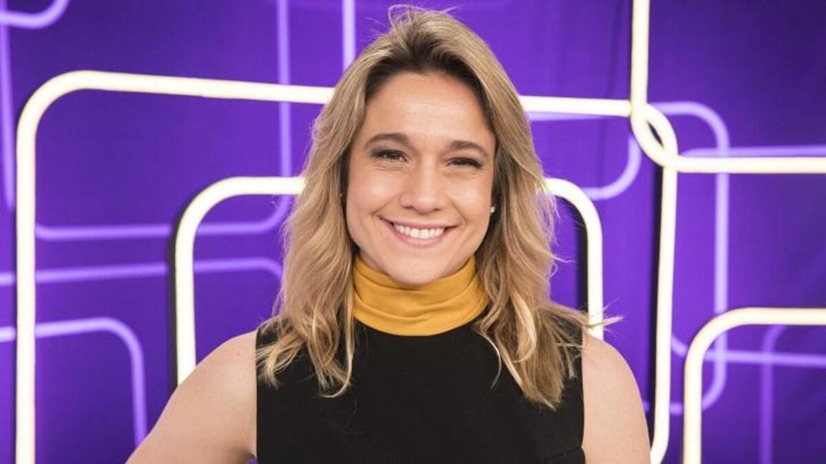 Fernanda Gentil, apresentadora do Se Joga, quase erra nome de programa da Globo (Foto: Reprodução)