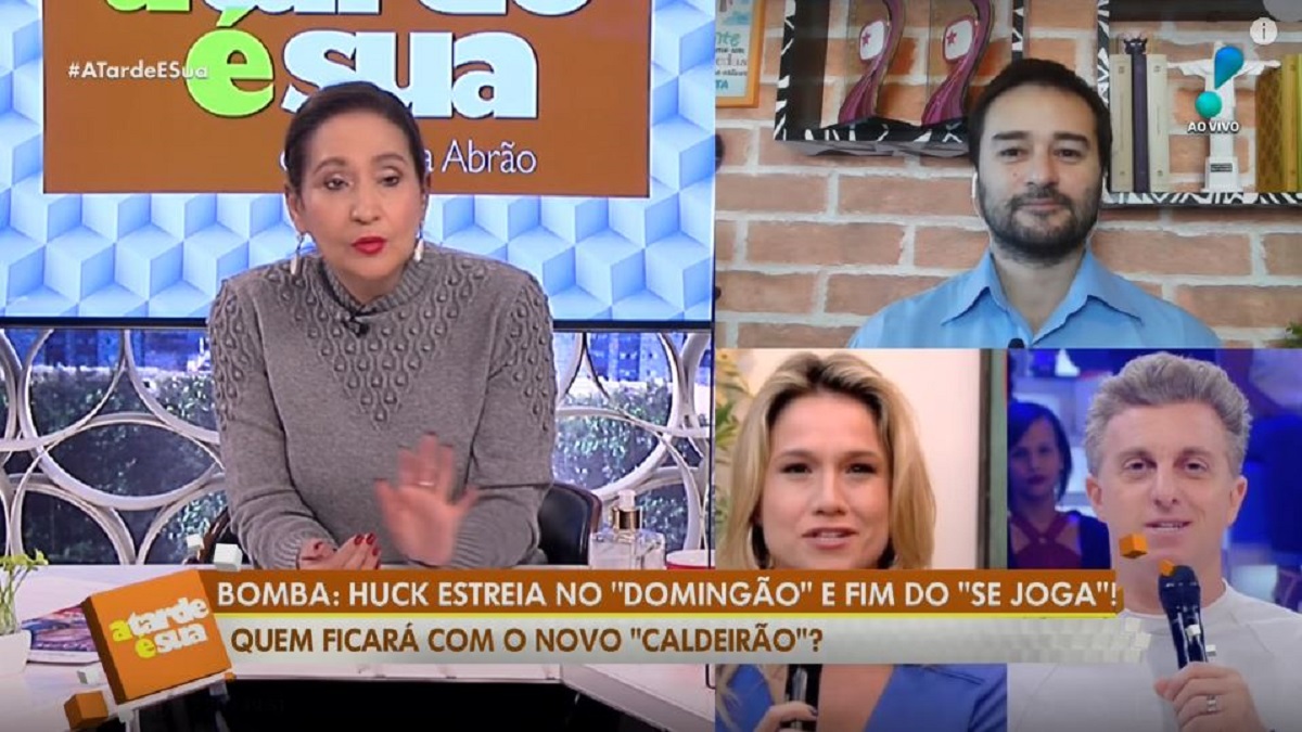 Jornalista Sonia Abrão da RedeTV falou do Caldeirão do Huck (Foto: Reprodução)