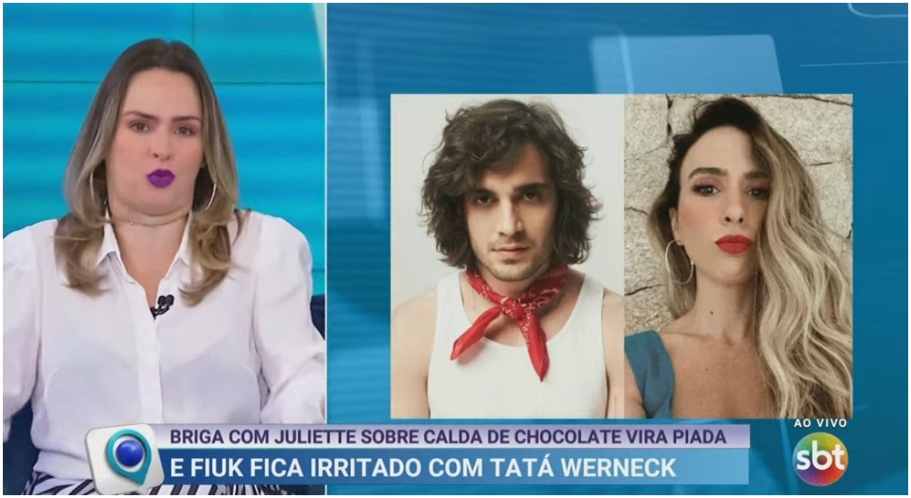 Ana Paula Renaul detona comportamento de Fiuk no programa de Tatá Werneck (Foto: Reprodução)