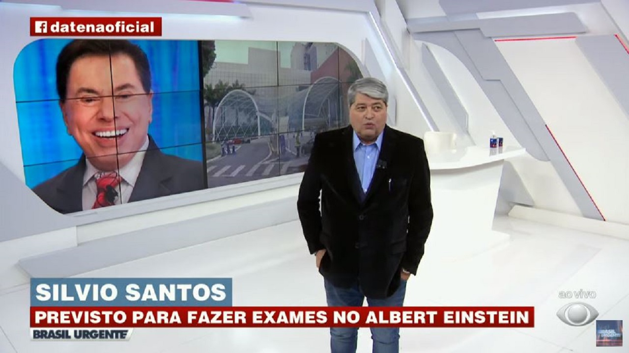 Silvio Santos e Datena (Foto: Reprodução)