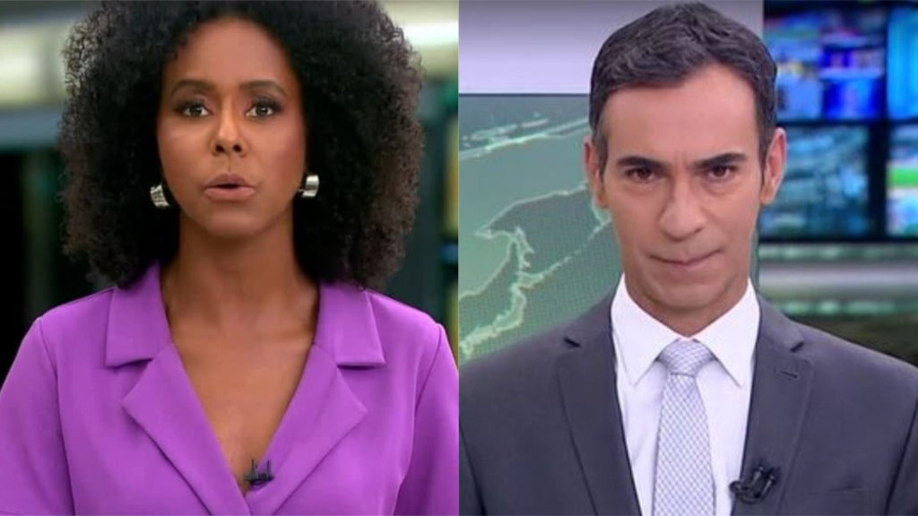 César Tralli e Maju Coutinho se tornaram os queridinhos da Globo (Foto: Reprodução)