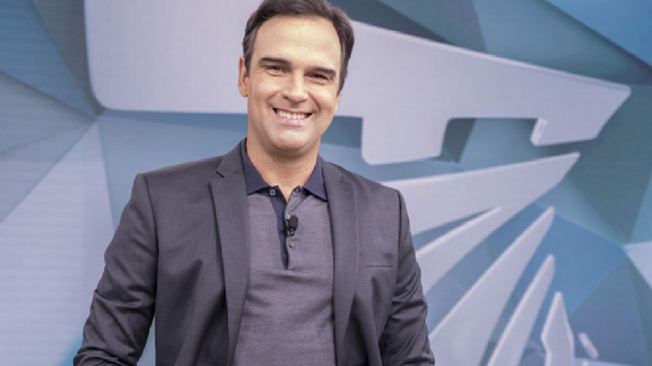 O apresentador da Globo, Tadeu Schmidt (Foto: Reprodução)