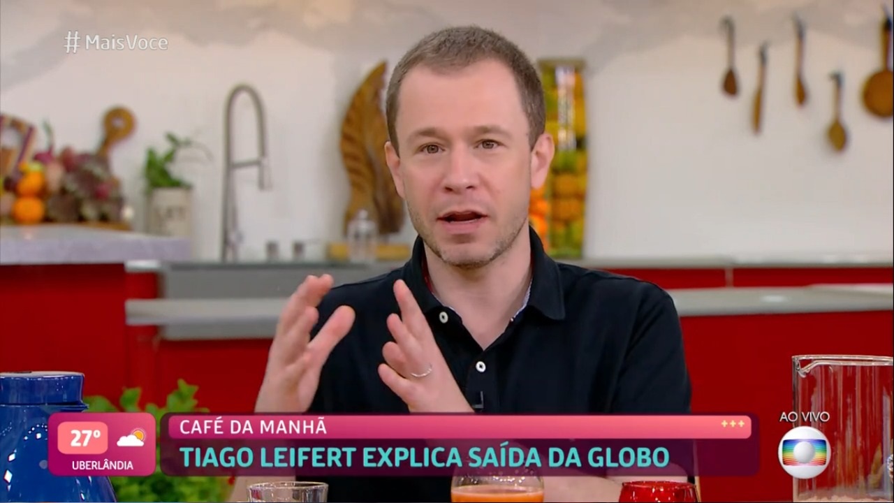 O apresentador da Globo, Tiago Leifert (Foto: Reprodução)
