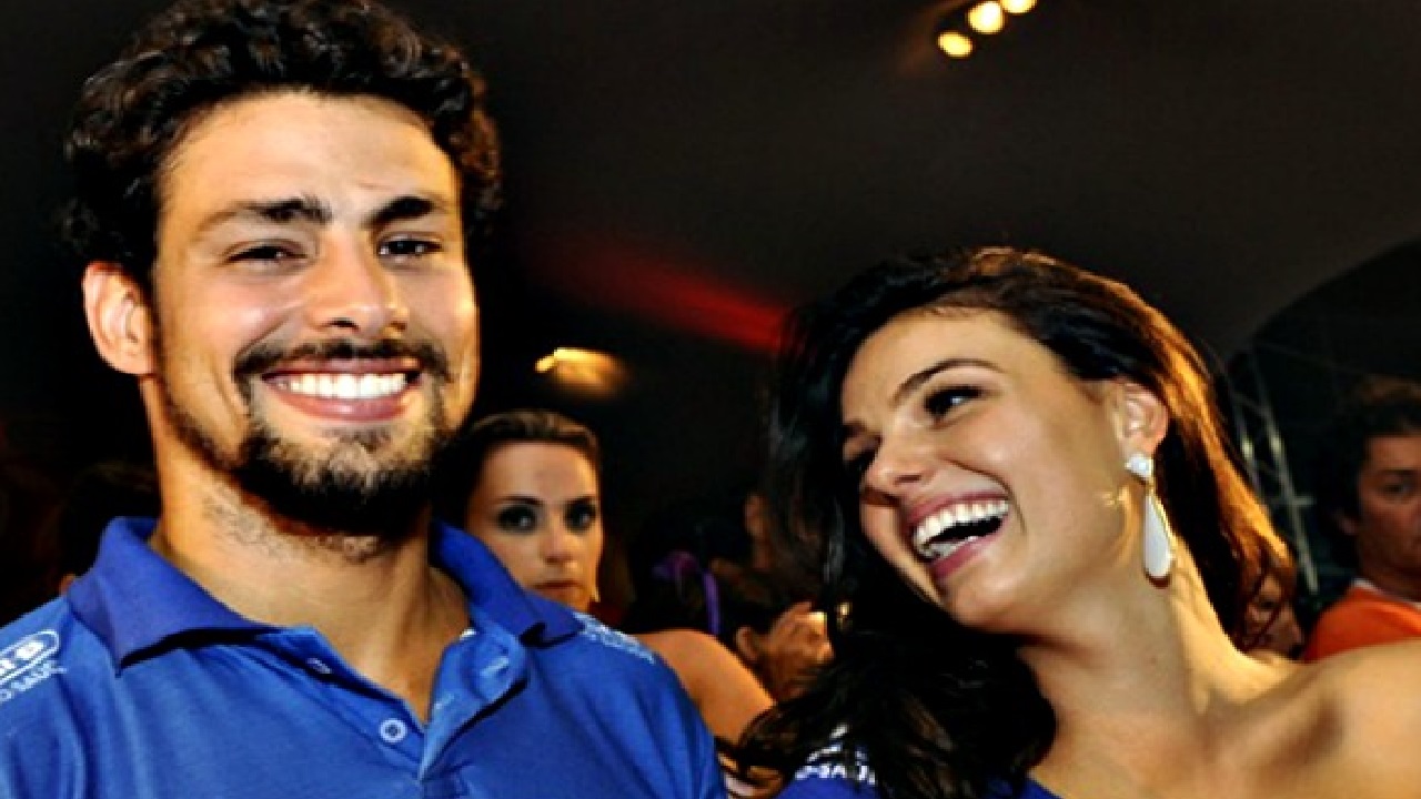 A atriz Isis Valverde e o ator Cauã Reymond (Foto: Reprodução)