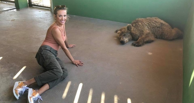 Luísa Mell resgate ursa Marsha (Foto: Reprodução)