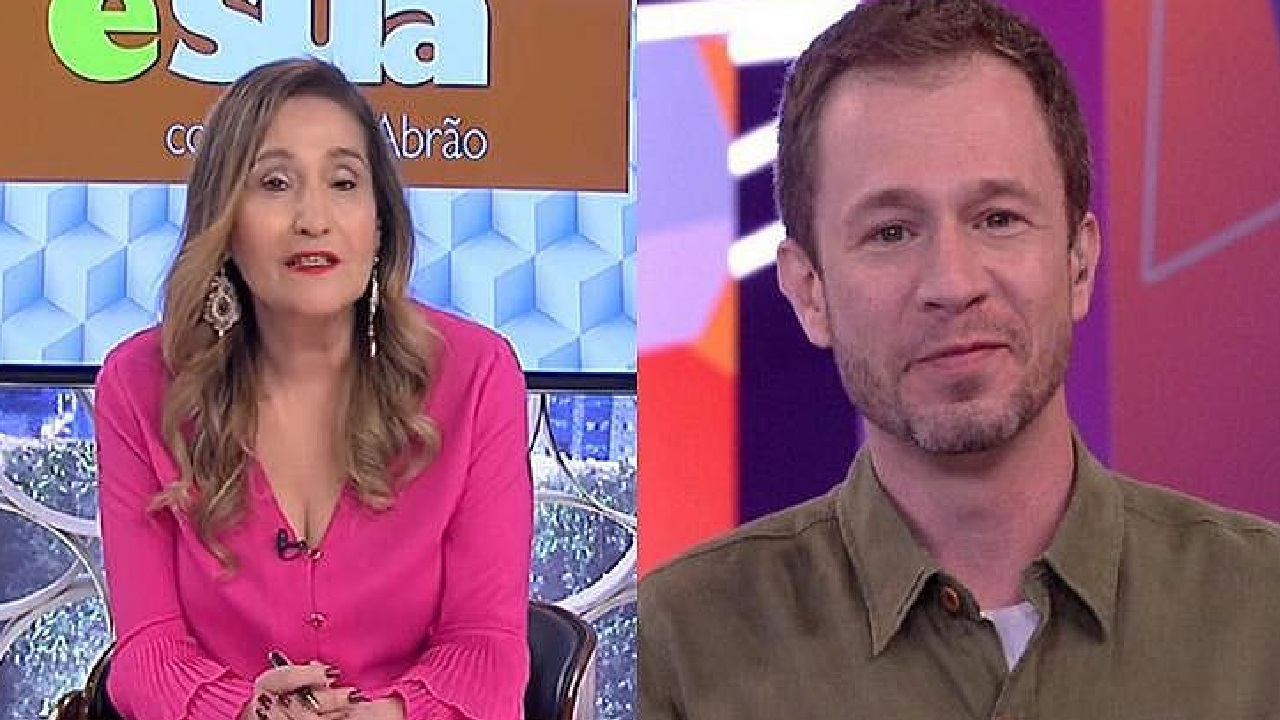 Sonia Abrão e o ex apresentador da Globo, Tiago Leifert (Foto: Reprodução)