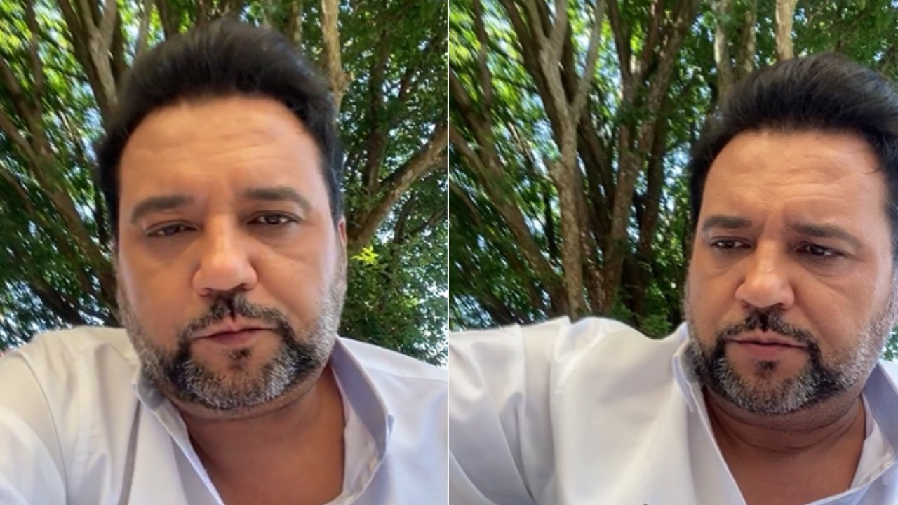 Geraldo Luís manda indireta para emissora após ficar de fora do amigo secreto da rede (Foto: Reprodução)