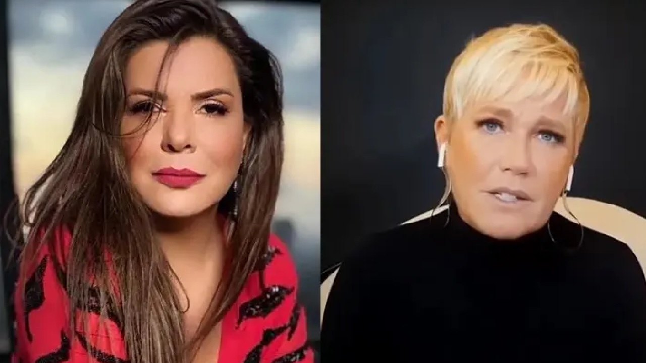 A apresentadora Mara Maravilha e Xuxa (Foto: Reprodução)