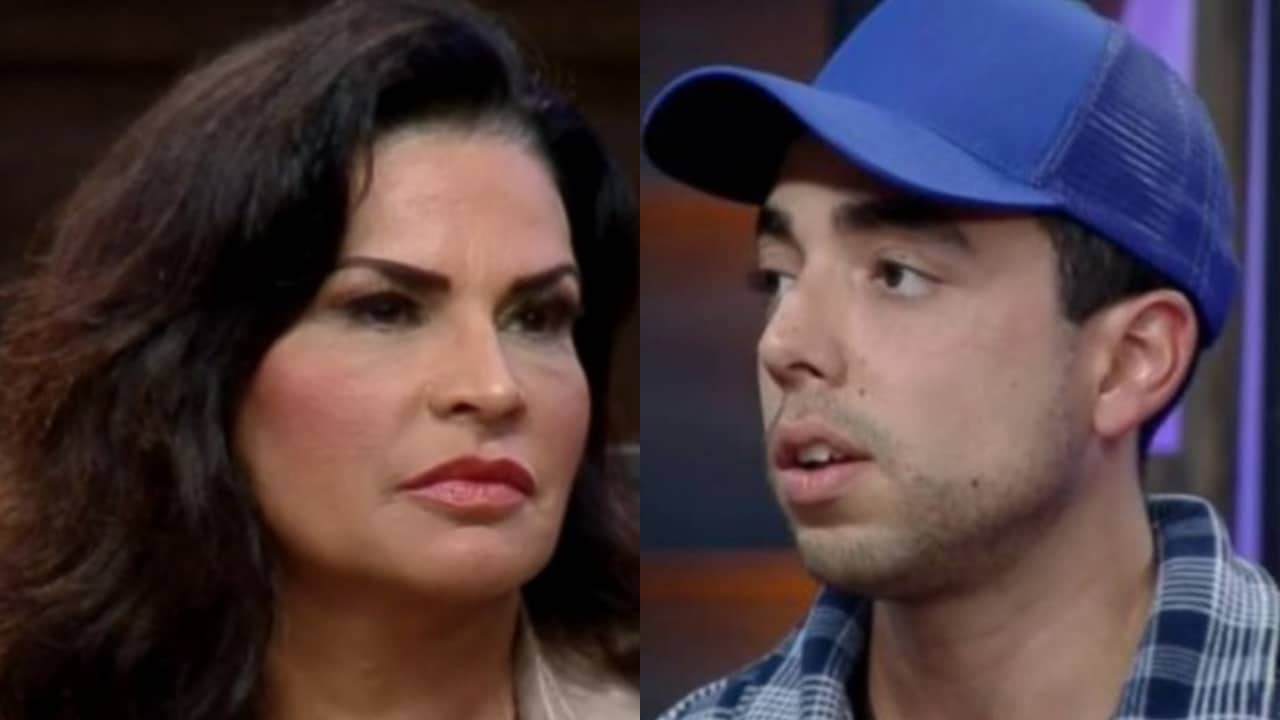 A ex-peoa Solange Gomes briga com Lucas Selfie após fim de reality (Foto: Reprodução)